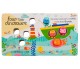 Petite Boutique - Five Little Dinosaurs Board Book with 5 silicone shapes